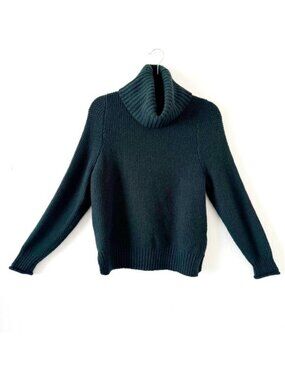 Madewell Varick Wool Alpaca Turtleneck Sweater in Heather Pine Green Size XS